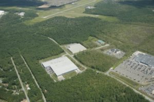 Aerial view of Pocono Mountains Corporate Center South, large