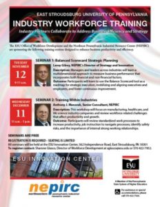 Flyer for Industry Workforce Training Seminar 2013