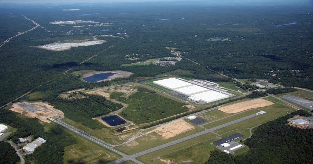 Aerial view of Arcadia North Business Park