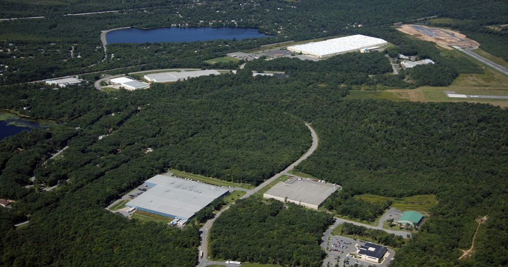 Aerial view of Corporate Center South
