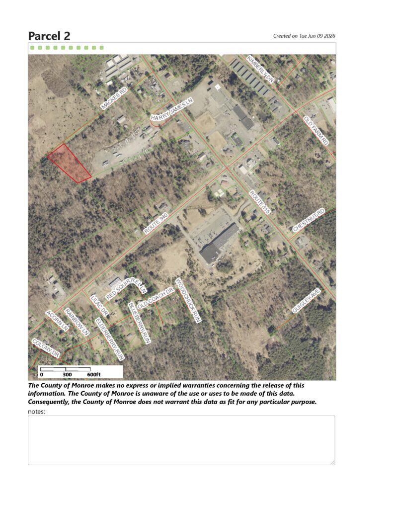 Parcel 2 map