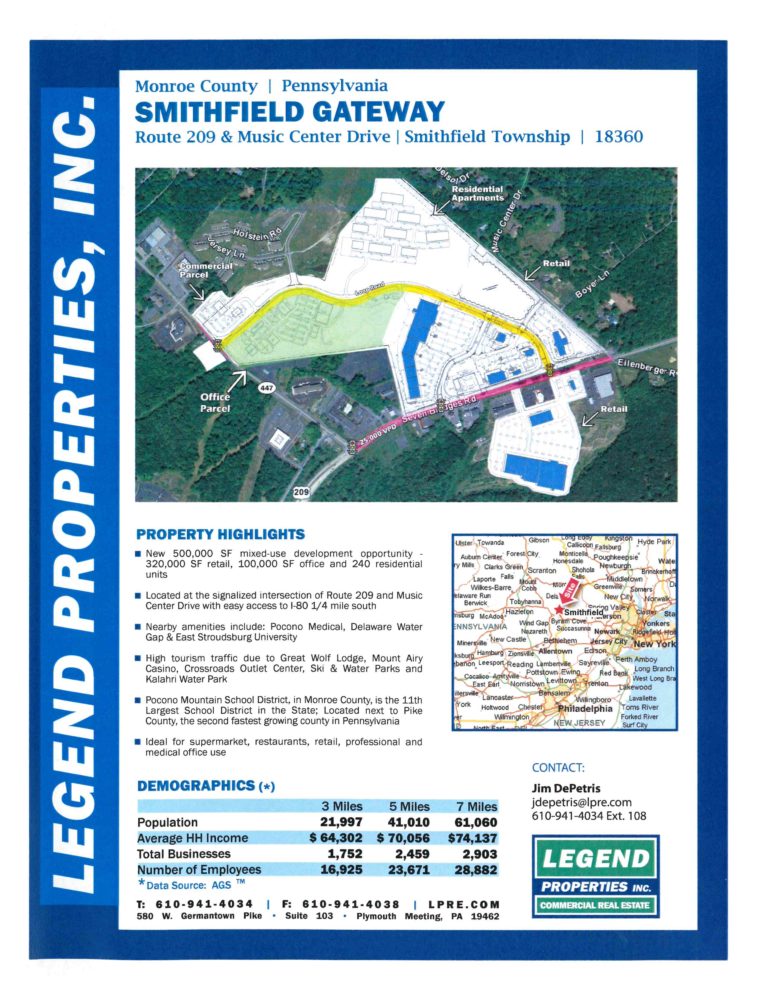 Smithfield Gateway project Kicks Off with Demolition Pocono Mountains